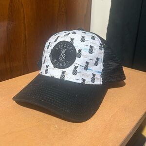 Ouray Kids Black & White Trucker Hat